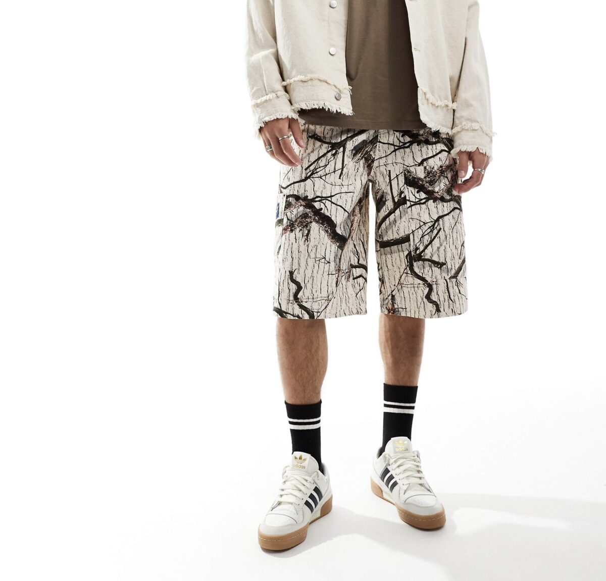 BASIC MODE FOREST PRINT SHORT