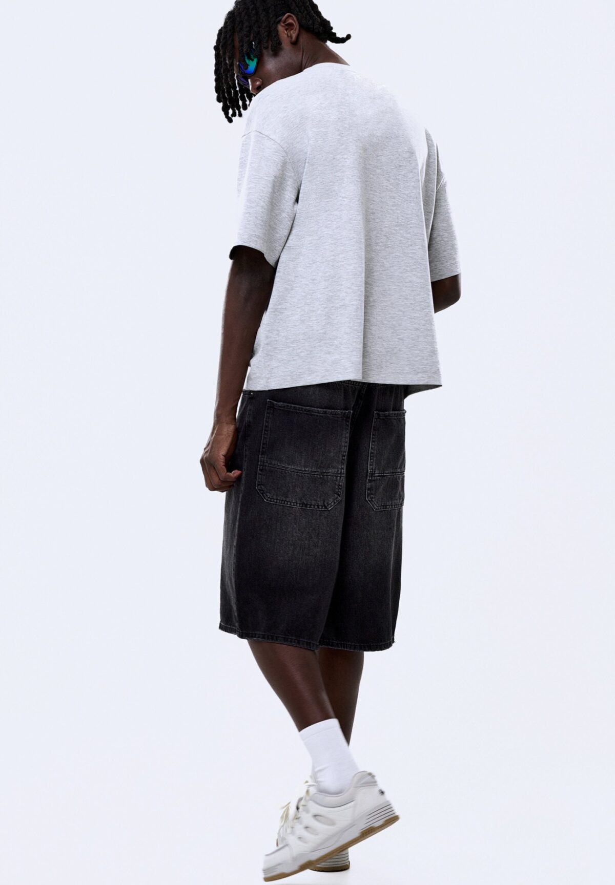 BAGGY DENIM BERMUDA JORTS - Image 3