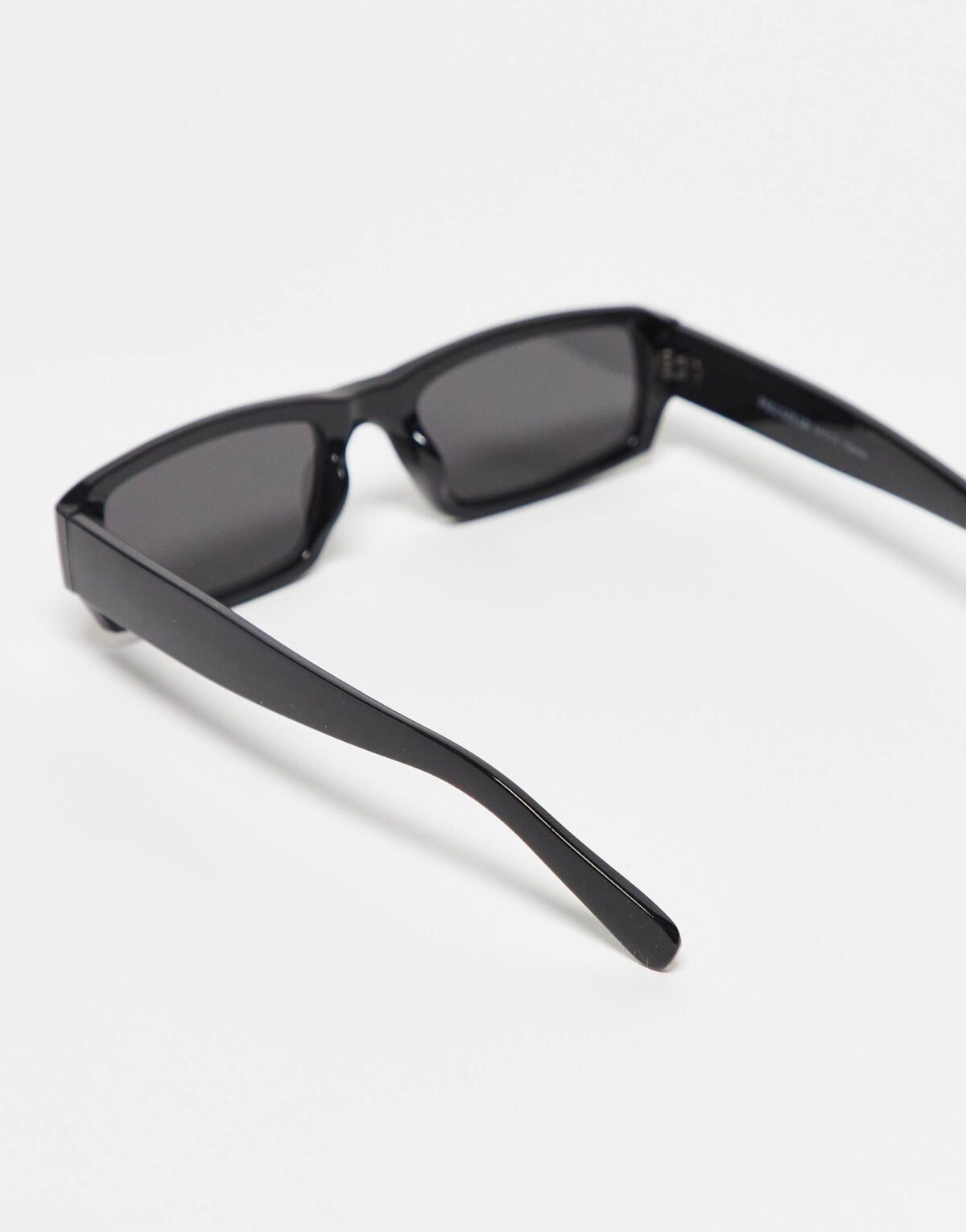 BLACK BOLD RECTANGULAR SUNGLASSES - Image 3