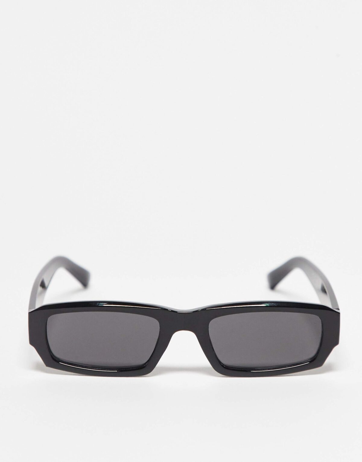 BLACK BOLD RECTANGULAR SUNGLASSES - Image 2