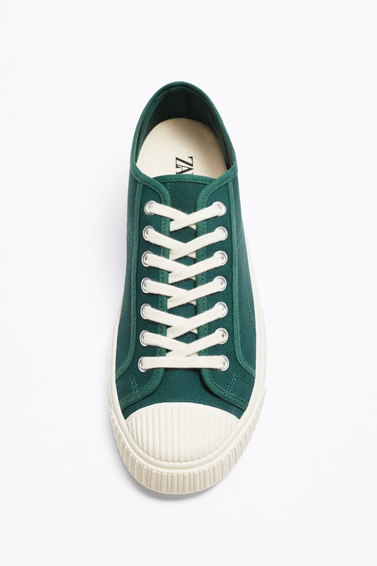 CONTRAST STITCH LACE UP SNEAKERS - Image 2