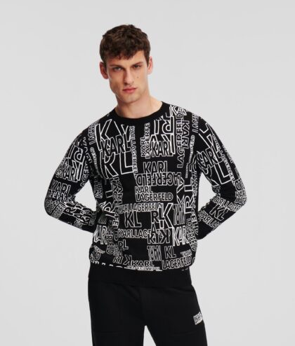 KARL LAGERFELD MONOGRAM SWEATSHIRT