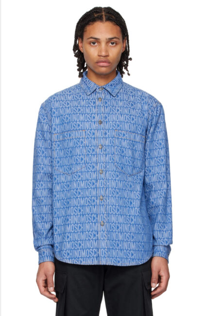 MOS CHINO MONOGRAM JEANS SHIRT