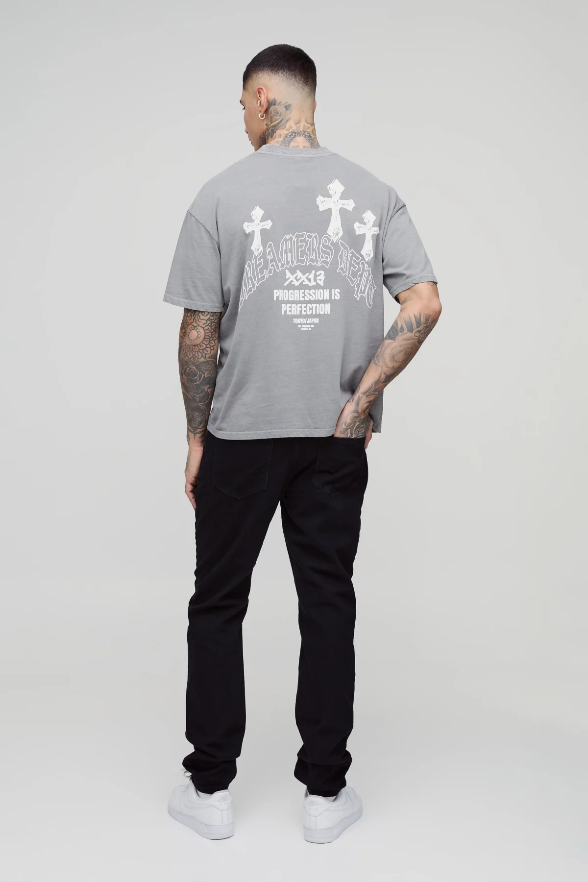 BLACK SLIM FIT JEANS - Image 2