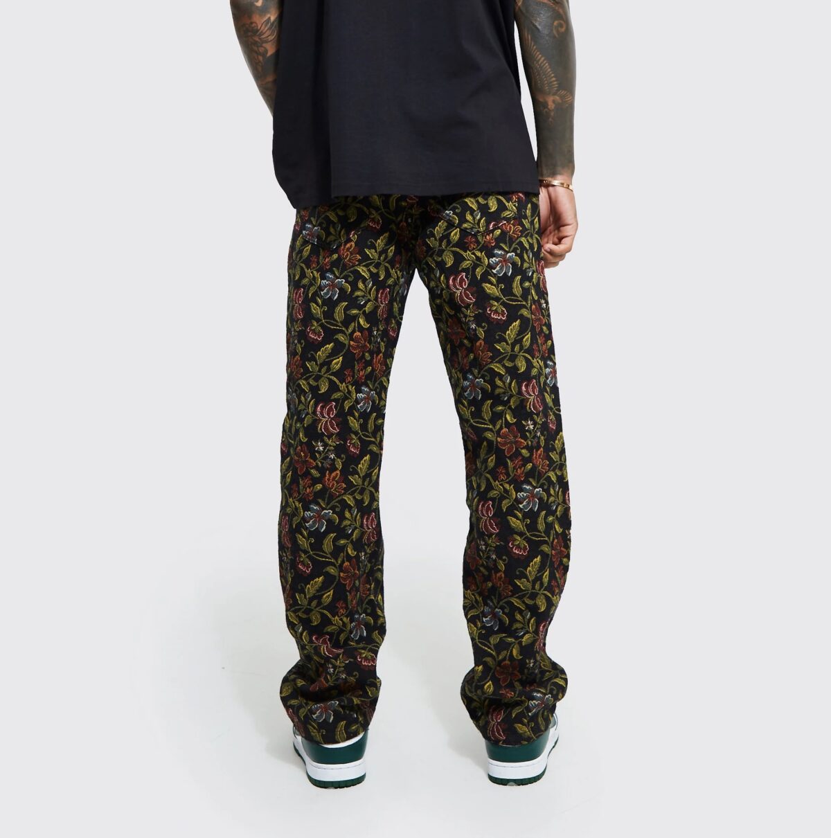 FLORAL RELAXED FIT TROUSER - Image 3