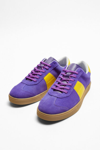 ZARA SUEDE LEATHER SNEAKERS