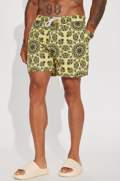 PAISLEY PRINT SWIM SHORT