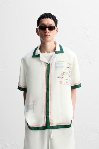 ZARA SATIN SHIRT