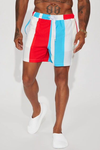 STRIPE MEN’s SWIM SHORT