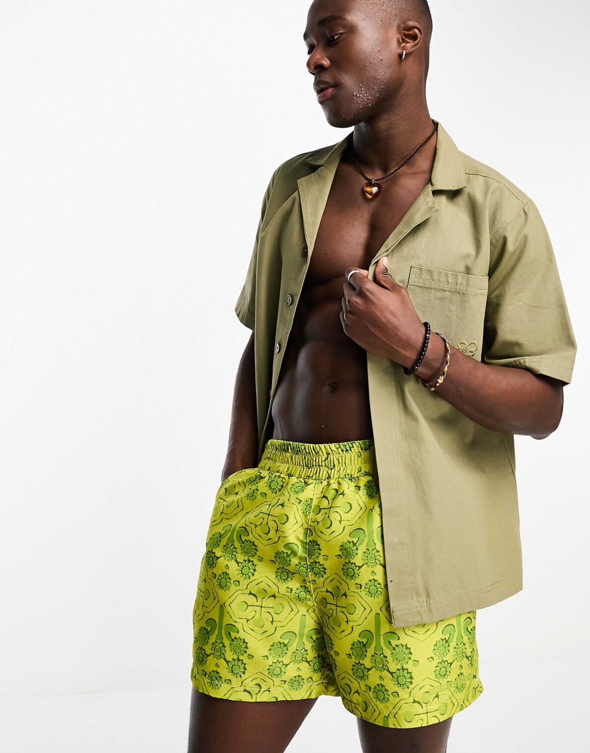 BAROQUE PRINT SWIM SHORT - Image 2