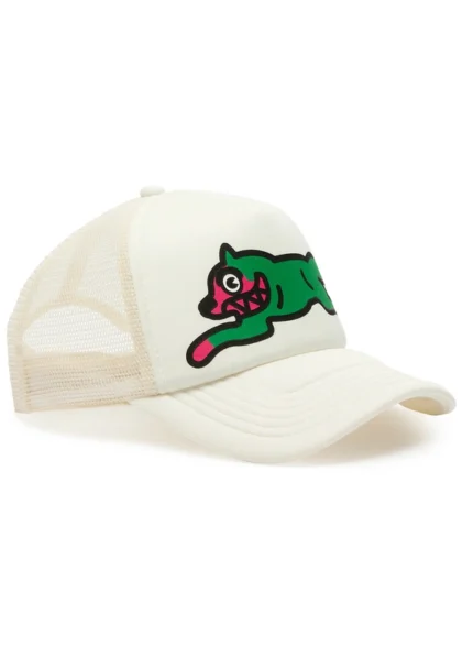 ICE CREAM RUNNING DOG TRUCKER HAT CREAM