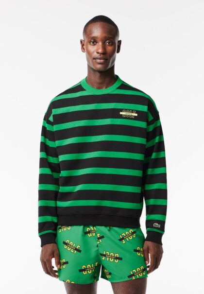 LACOSTE STRIPE SWEATSHIRT