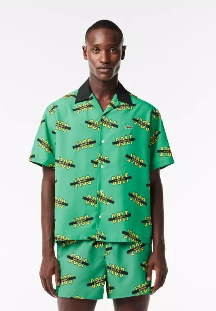 LACOSTE UV SHORT SLEEVED PRINTED SHIRT