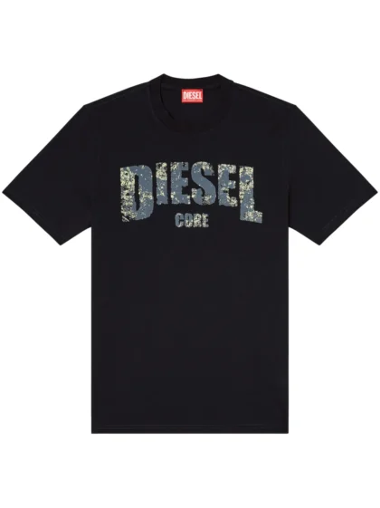 DIESEL T-ADJUST R25 T-SHIRT IN BLACK
