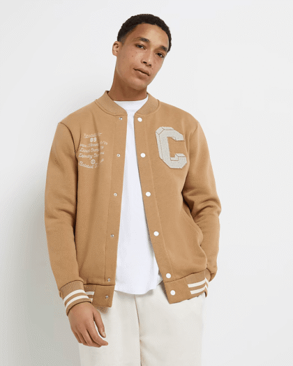 REGULAR FIT VARSITY JACKET