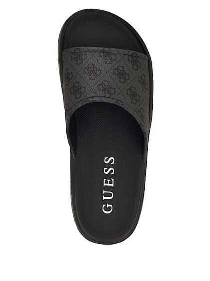 GUESS MONOGRAM RUBBER SLIDER