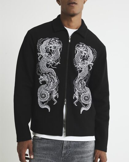RIVER ISLAND EMBROIDERED SHACKET