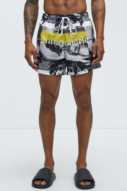 MIKE ANGELO PRINT SWIM SHORT