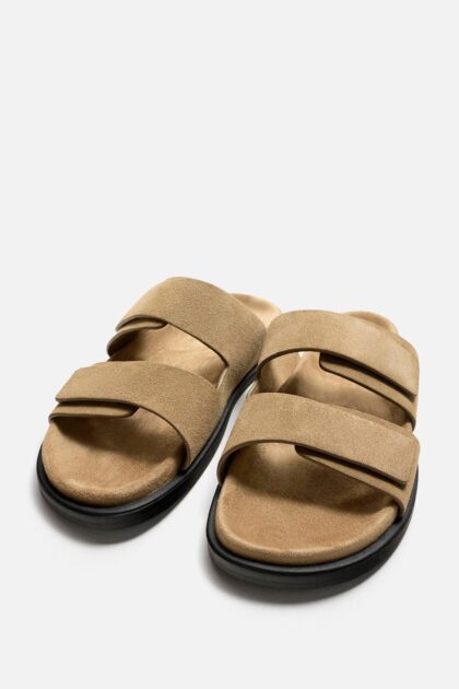ZARA SUEDE LEATHER SANDAL