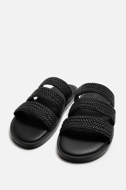 ZARA ROPE LEATHER SANDAL
