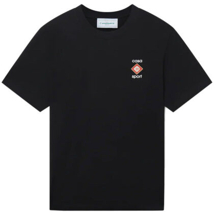 CASABLANCA  CASA SPORT T-SHIRT BLACK