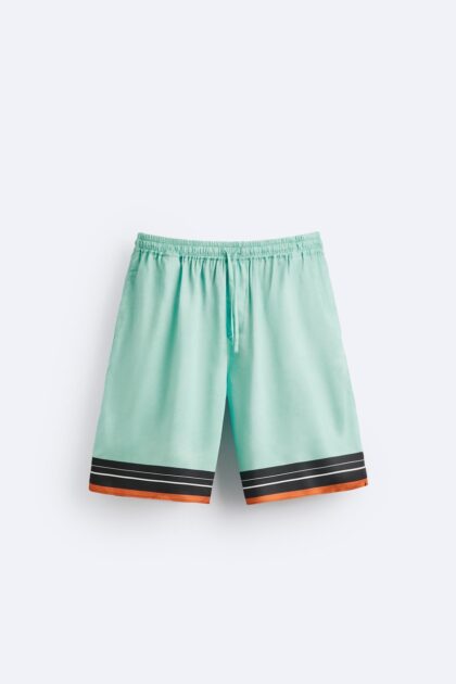 SATIN BERMUDA SHORT