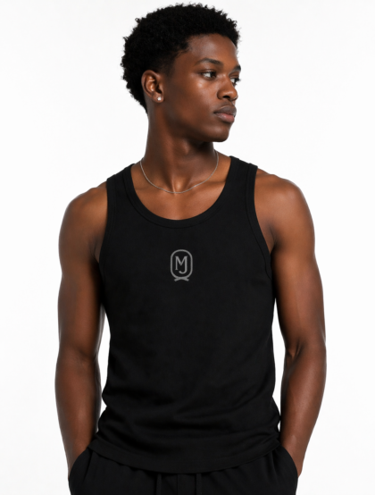 MARGJAY Core Rib Tank (Black)