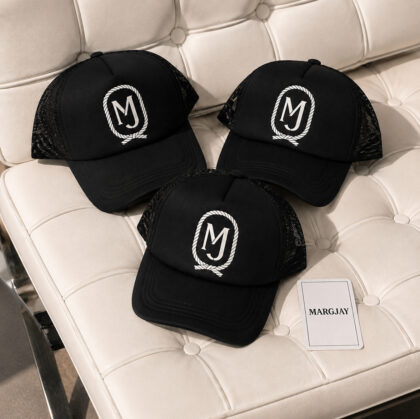 MARGJAY Heritage Trucker Hat — Black