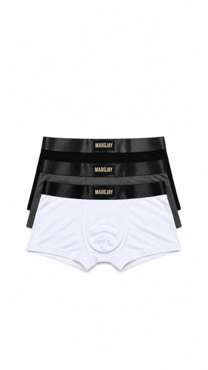 MARGJAY BRIEFS ESSENTAIL 3 in 1 PACK WHITE
