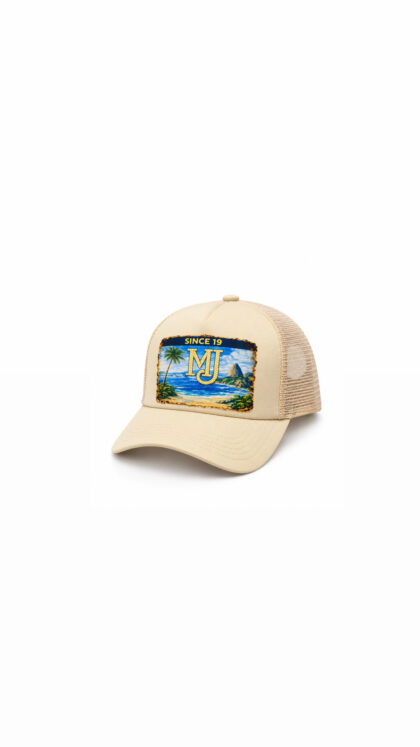MARGJAY® Coastline Trucker Cap — Cream